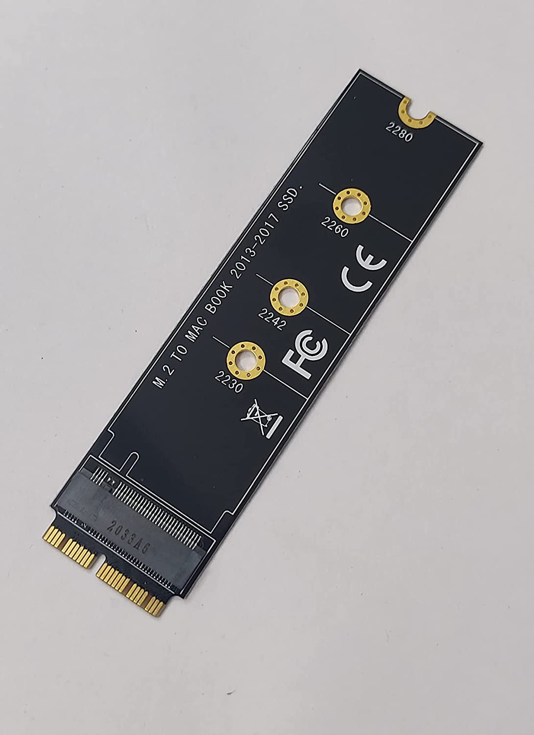 M.2 NVME SSD Convert Adapter Card for Upgrade MacBook Air A1466 A1465 MacBook Pro A1398 A1502 (2013-2017)