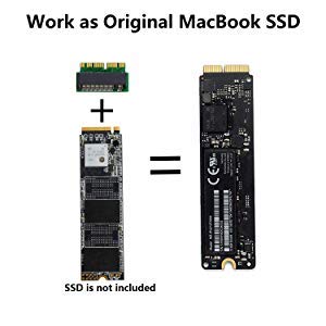 M.2 NVME SSD Convert Adapter Card for Upgrade MacBook Air A1466 A1465 MacBook Pro A1398 A1502 (2013-2017) - Image 2